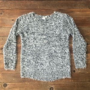 Silver Wishes V-Neck Sweater